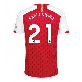 Arsenal Fabio Vieira #21 Hemmakläder 2023-24 Kortärmad